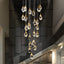 Luminous Crystal LED Ceiling Chandelier – Modern Elegance for Living & Dining Spaces